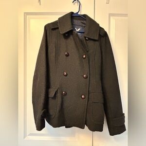American Eagle, greyfelt peacoat